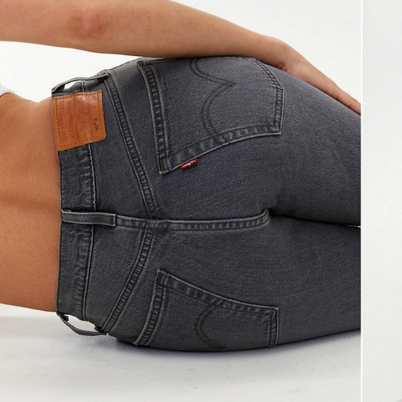 Levi's 501 High Rise Skinny Jean Gray - Picture 11 of 12